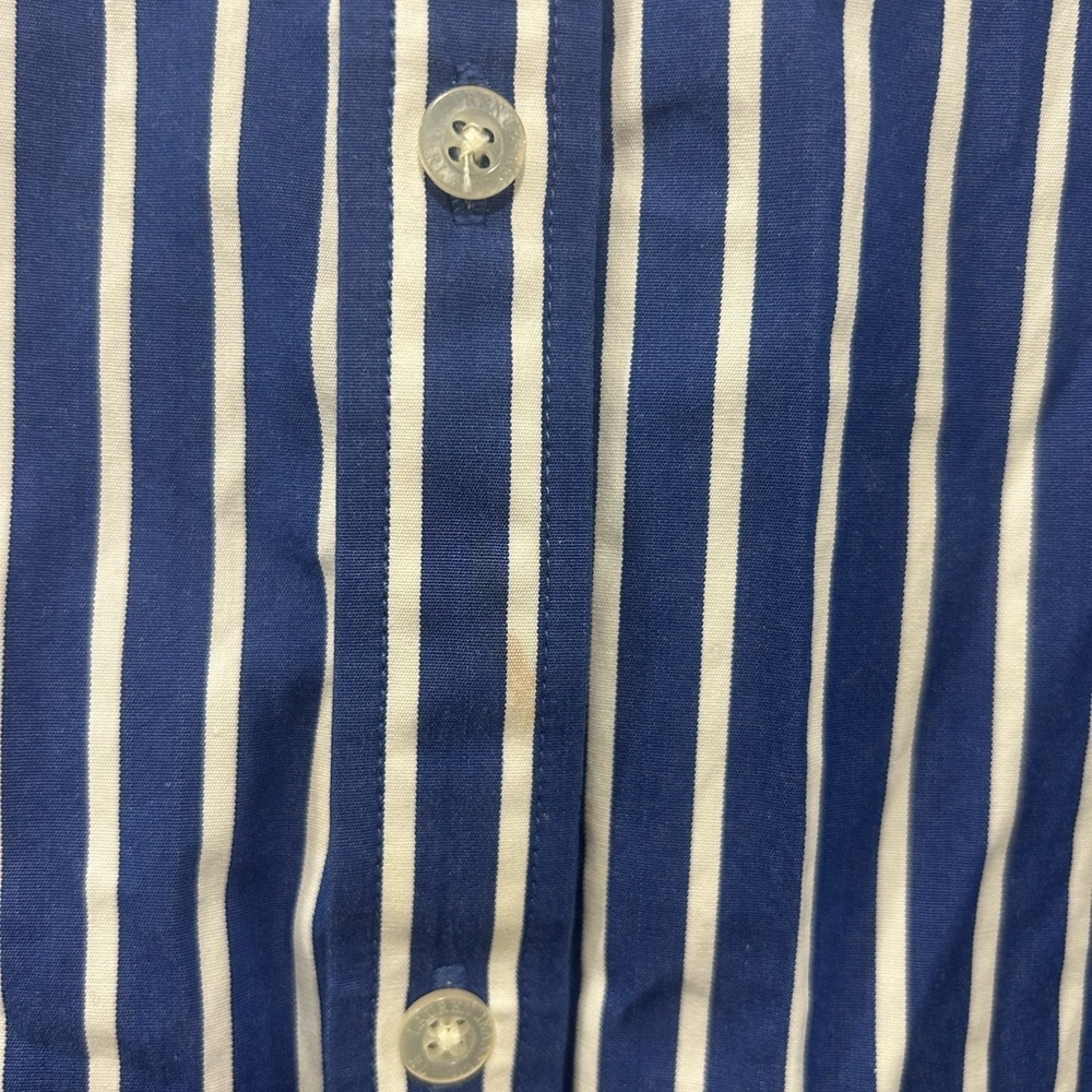 Ralph Lauren Navy and White Striped Shirt - Picture 6 of 6